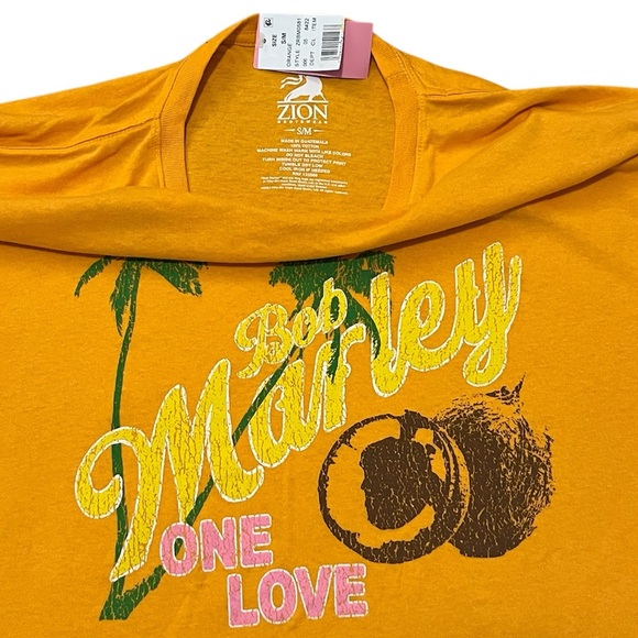 Bob Marley 100% Cotton T-Shirt Unisex Nostalgic Y2K Size: S/M - Picture 5 of 8